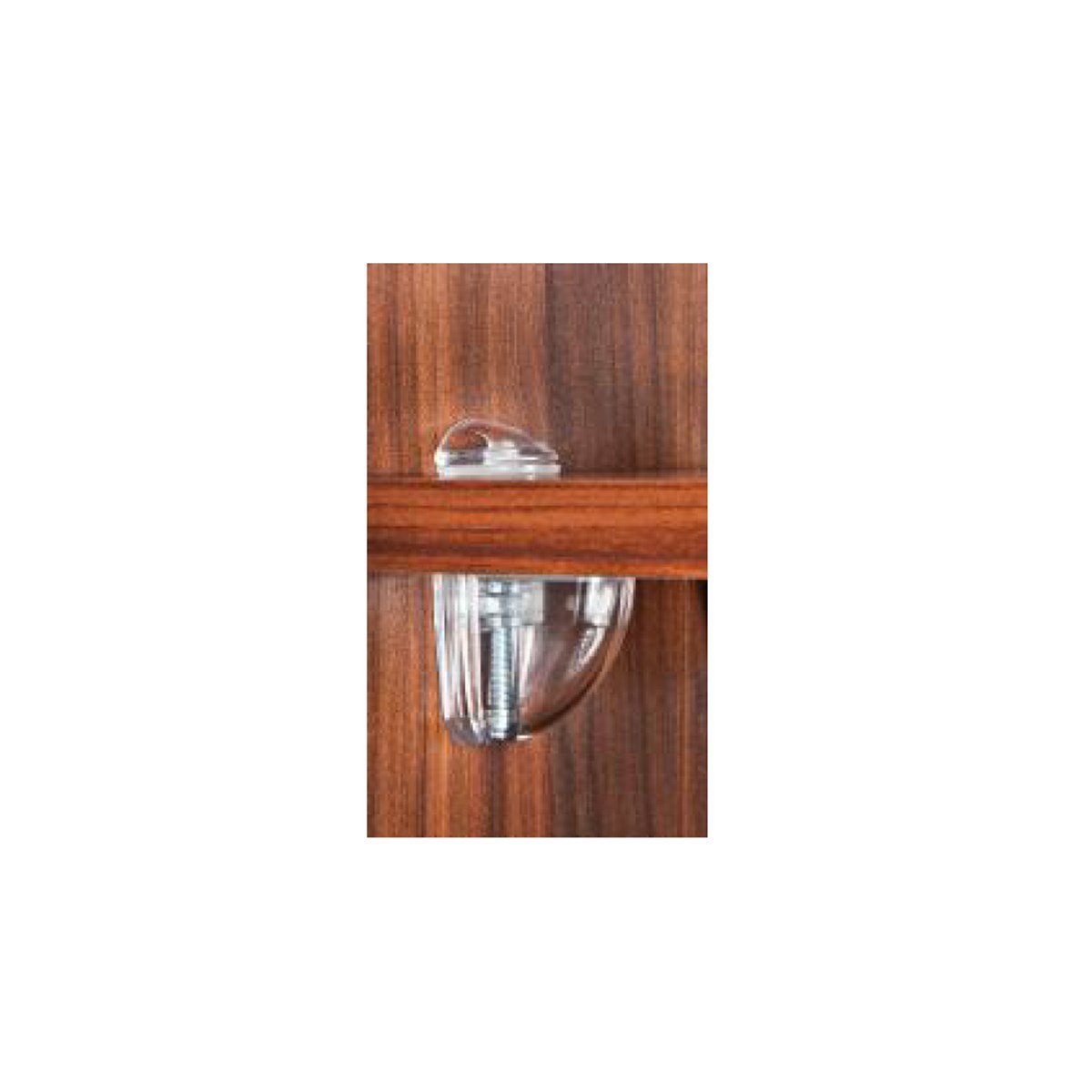 Metali Cam Raf Etajeri Şeffaf 2Li 5001 küçük görsel