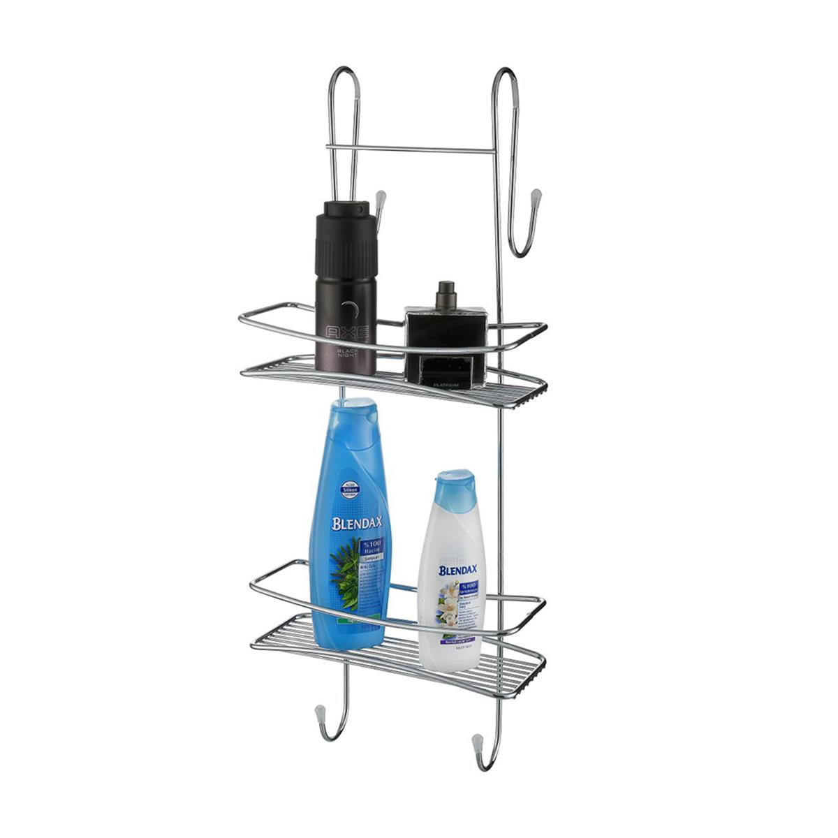 Çelik Ayna Duşakabin Asmalı Şampuanlık 2'li 990 küçük görsel