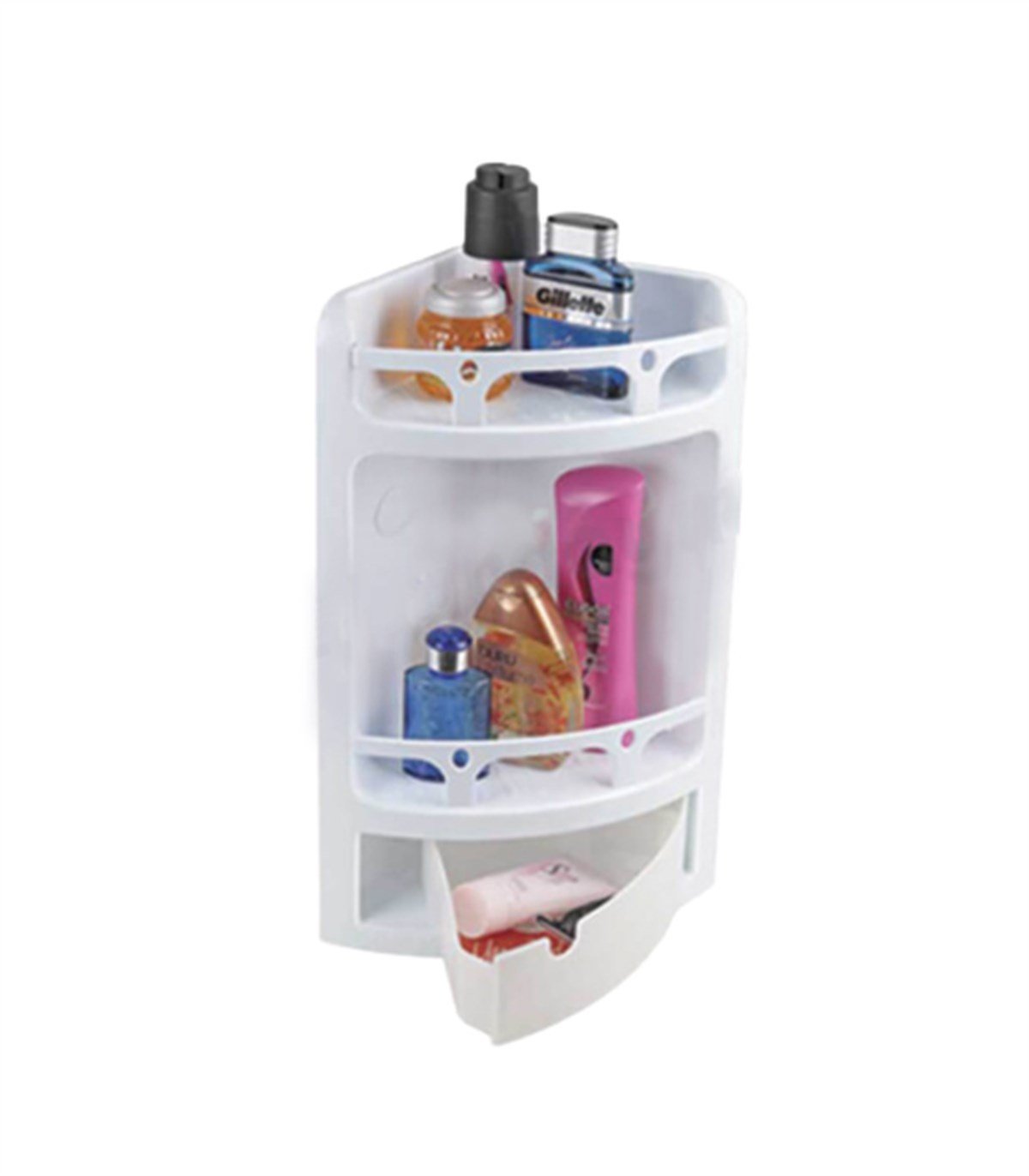 Çelik Ayna Çekmeceli Lüks Köşelik 800 küçük görsel