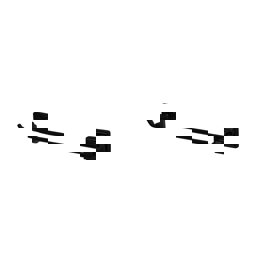 Newarc Aqua Düz Havluluk Siyah 653312B görseli