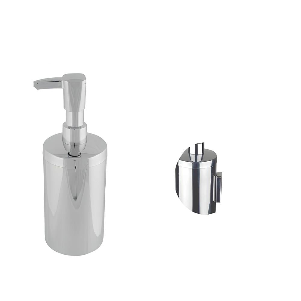 Maxiflow Sıvı Sabunluk Set Üstü Paslanmaz Askılı Ø7x17 cm 13414 küçük görsel