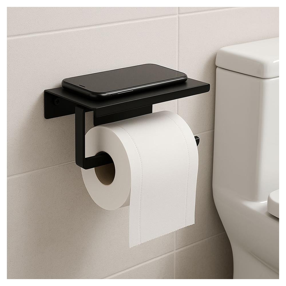 Venezia Kapadokya Siyah Tuvalet Kağıtlık 5060902-05 küçük görsel