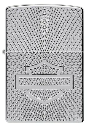 Harley-Davidson® - Gümüş Motosiklet Teması Gravür küçük görsel