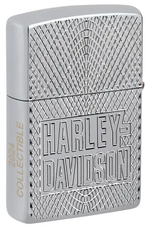 Harley-Davidson® - Gümüş Motosiklet Teması Gravür küçük görsel