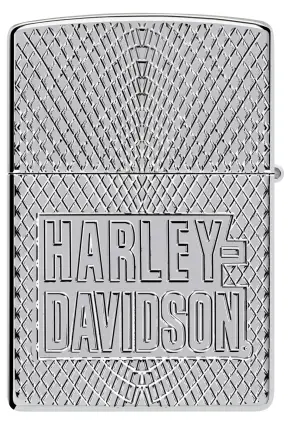 Harley-Davidson® - Gümüş Motosiklet Teması Gravür küçük görsel