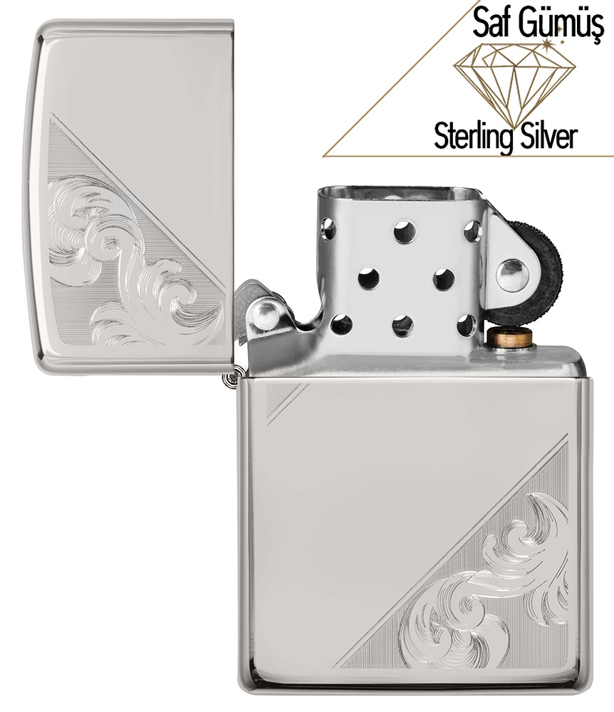 Çapraz Telkari Saf Gümüş görseli