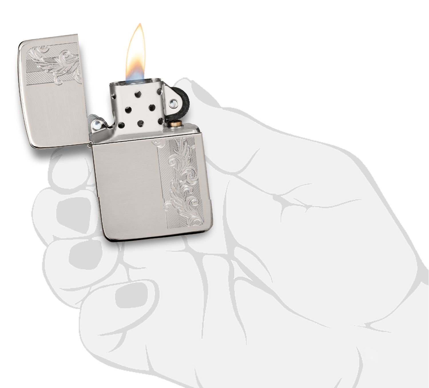 Balıksırtı Telkari Saf Gümüş küçük görsel