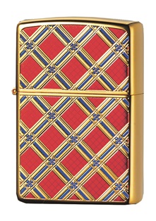 Classic - Kırmızı Altın Kaplama Geometrik Figür görseli