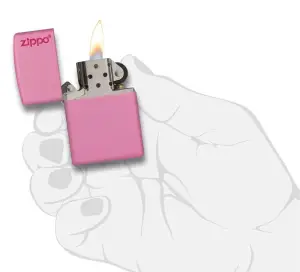 Classic Zıppo Logo Pınk küçük görsel
