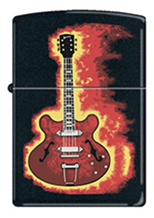 Classic Flaming Guitar görseli