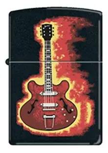 Classic Flaming Guitar görseli