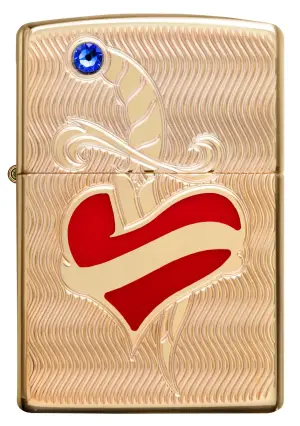 Heart And Sword Design küçük görsel