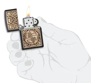 Classic Norse Antique Brass Emblem küçük görsel