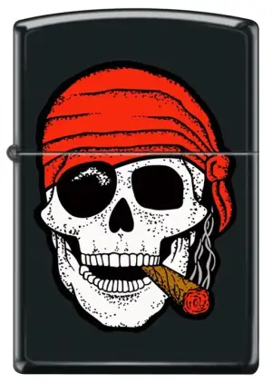 Classic Skull With Cigar küçük görsel