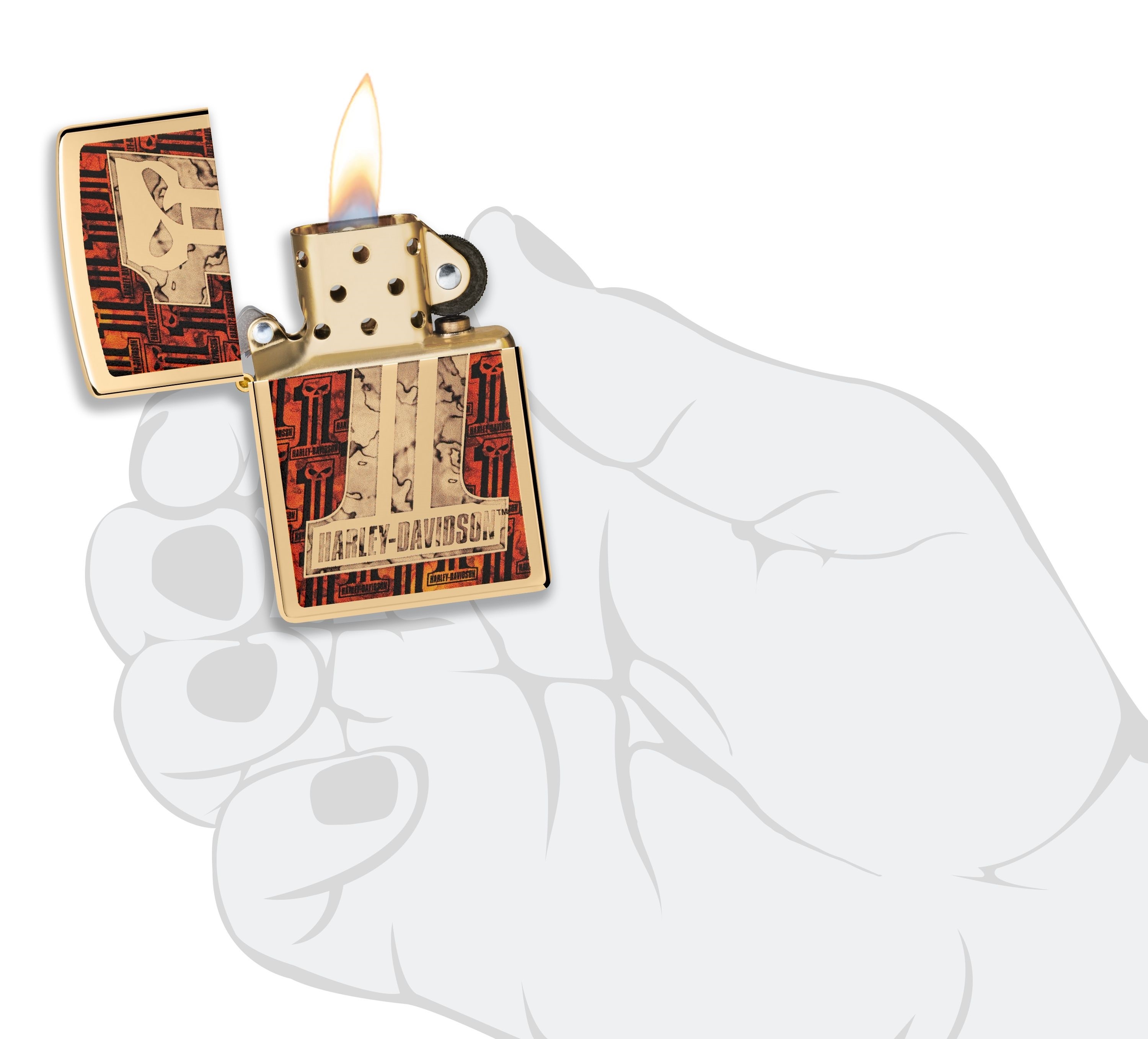 Harley-Davidson® High Polish Brass küçük görsel