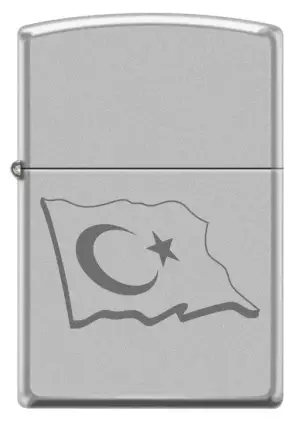 Classic Turkish Flag - Auto Engrave küçük görsel