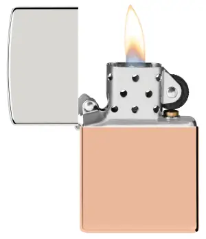 Bimetal Çakmak - Saf Gümüş Kapak küçük görsel