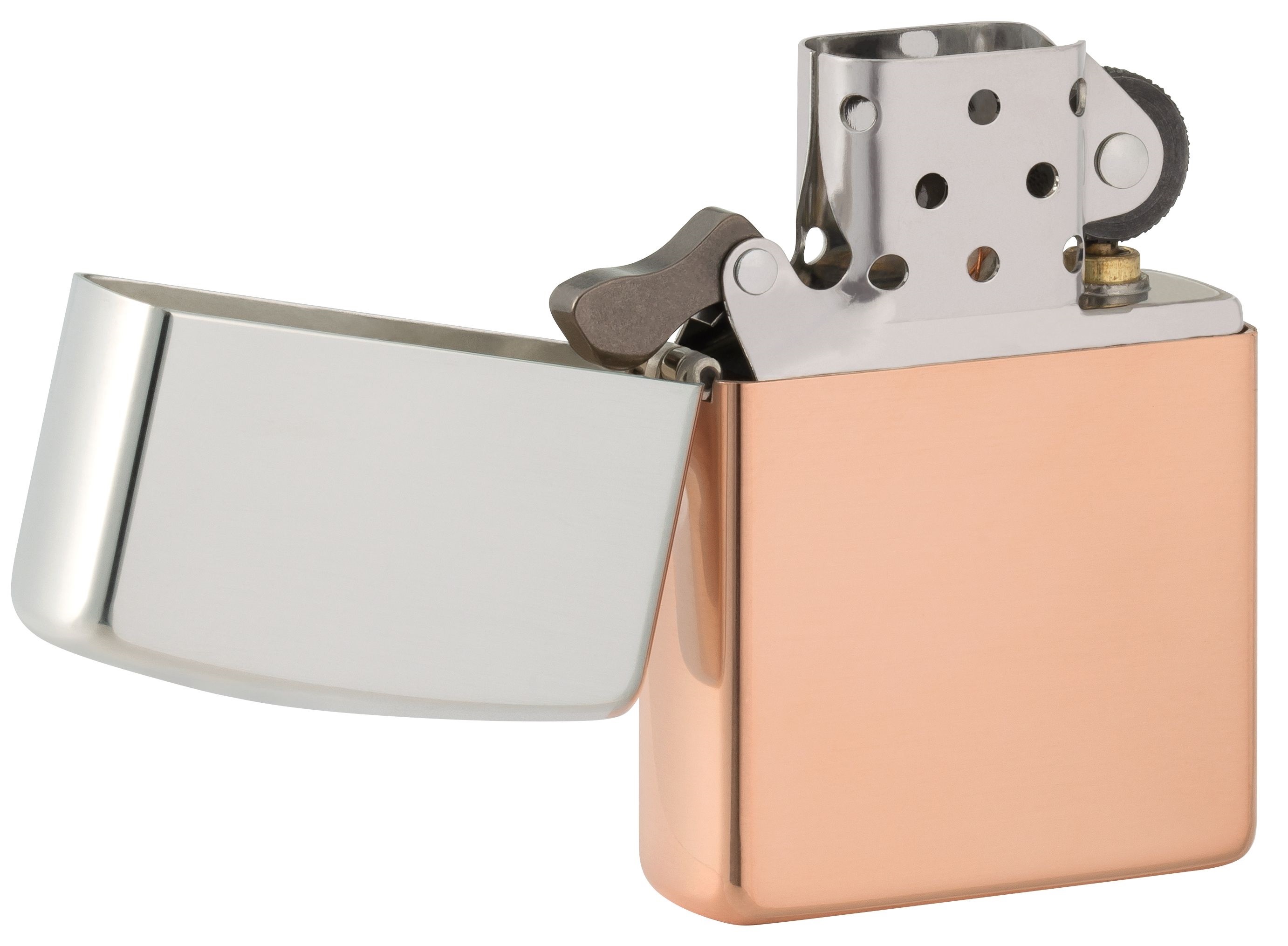 Bimetal Çakmak - Saf Gümüş Kapak küçük görsel