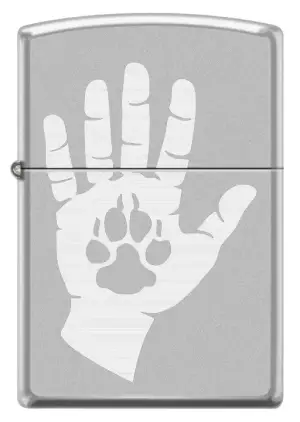Hand And Paw Print Design küçük görsel