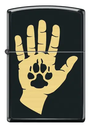 Hand And Paw Print Design küçük görsel