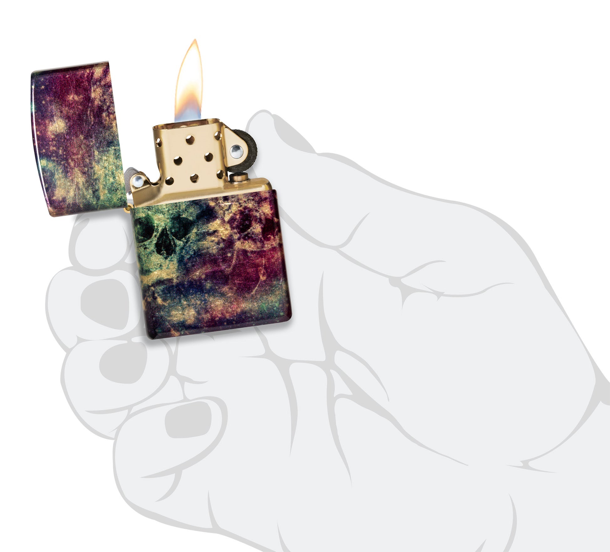 Galaxy Skull Design küçük görsel