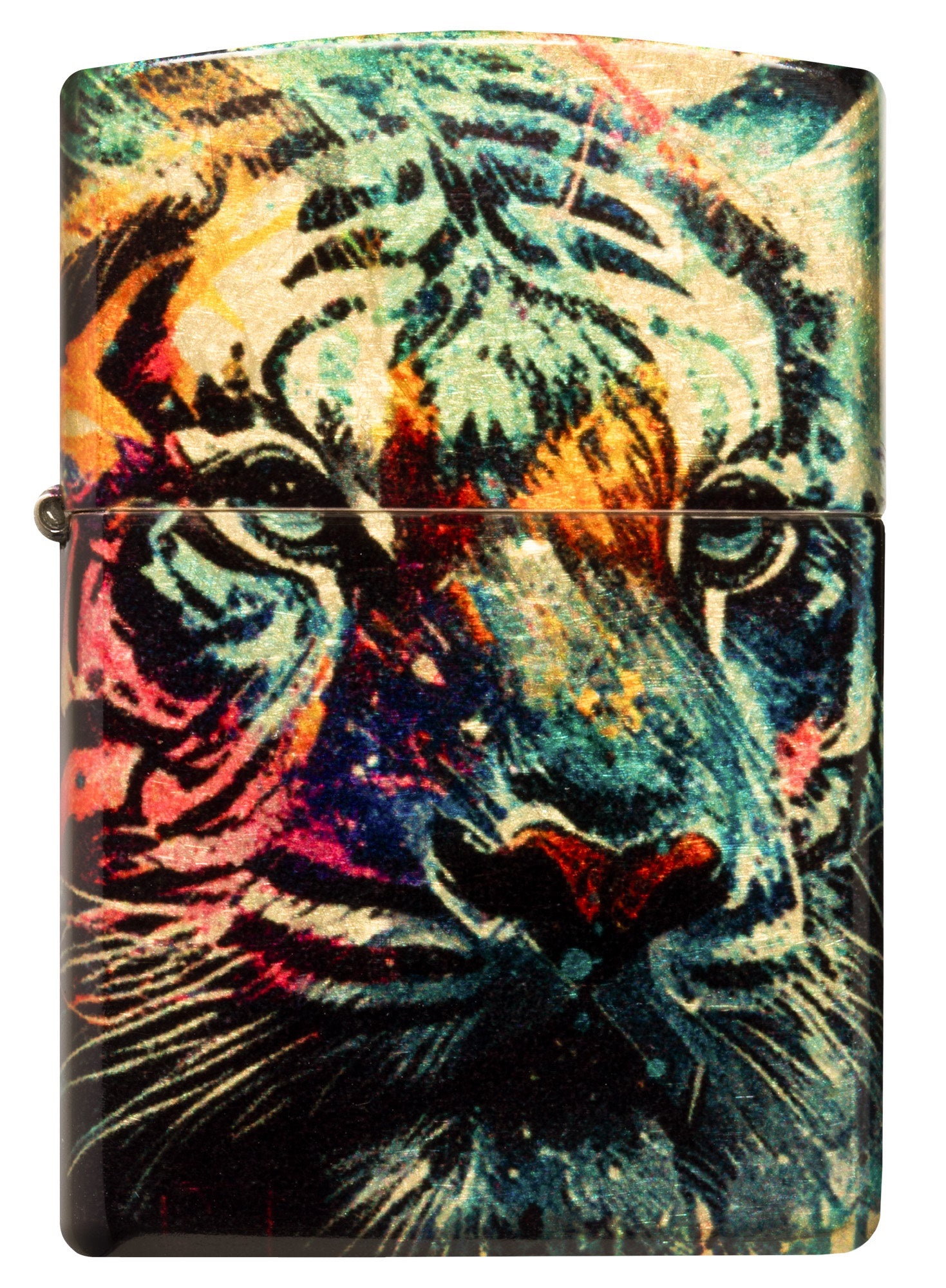 Colorful Tiger Design küçük görsel