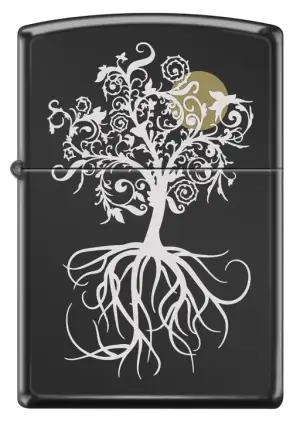 Tree And Moon Design küçük görsel
