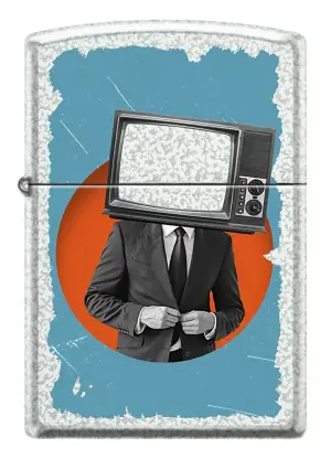 Retro Tv Head Design küçük görsel