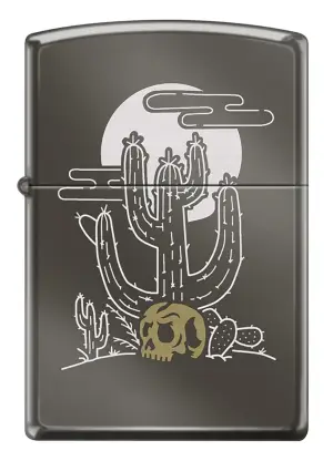 Cactus And Skull Design küçük görsel