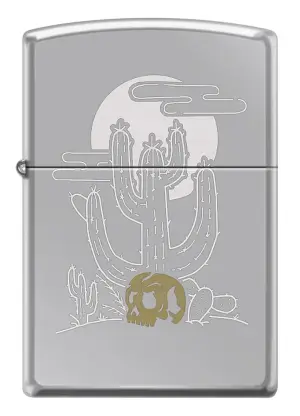 Cactus And Skull Design küçük görsel