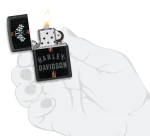 Harley-Davidson® Black Crackle küçük görsel