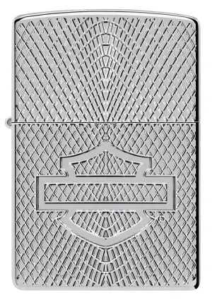 Harley-Davidson® - Gümüş Motosiklet Teması Gravür küçük görsel