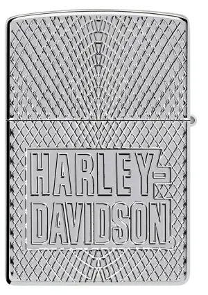 Harley-Davidson® - Gümüş Motosiklet Teması Gravür küçük görsel