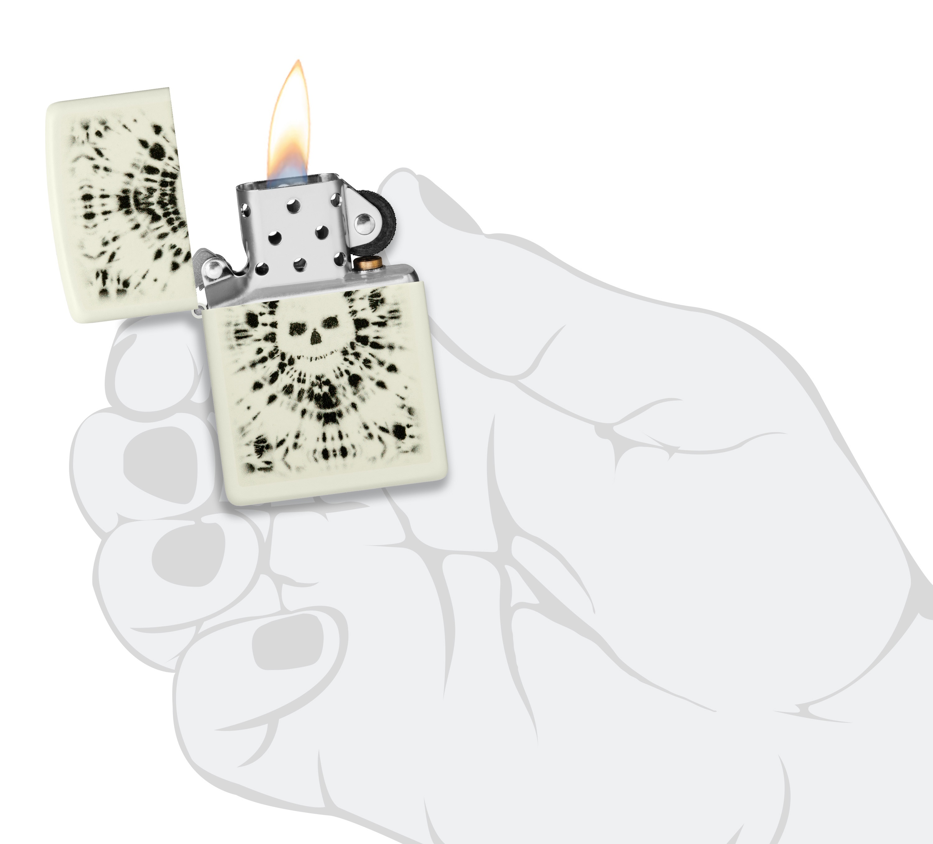 Hippie Skull Design küçük görsel