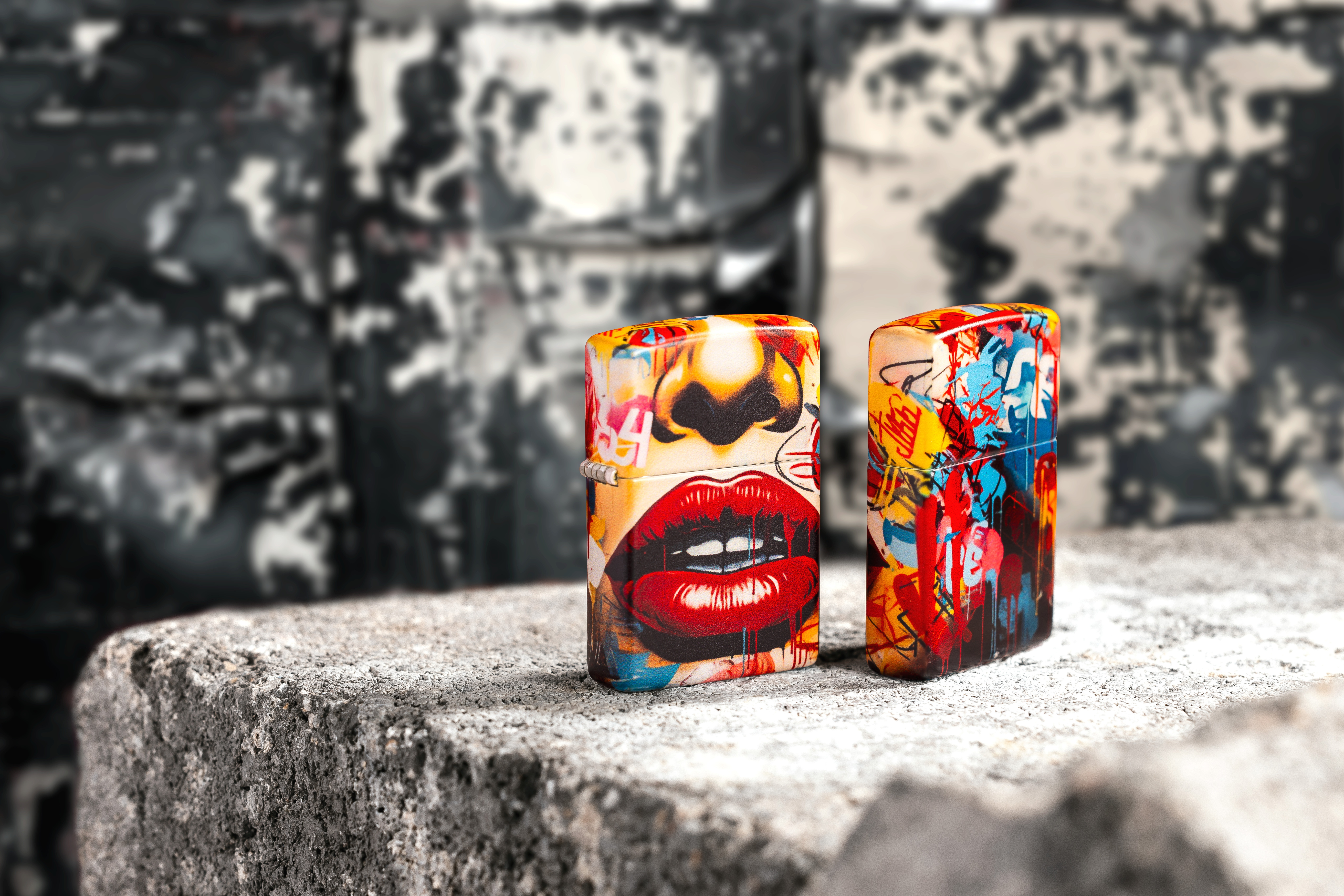 Street Art Face Design küçük görsel