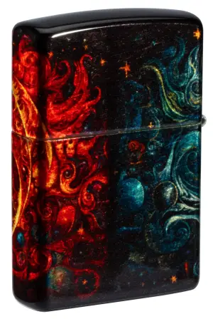 Spiritual Sun And Moon Design küçük görsel