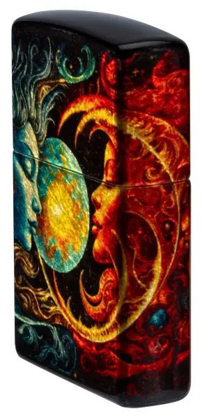 Spiritual Sun And Moon Design küçük görsel