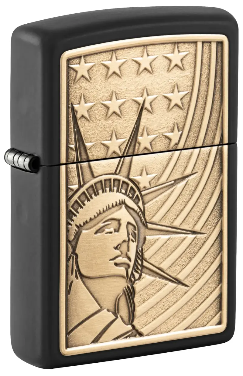 Classic Liberty And Flag Emblem görseli