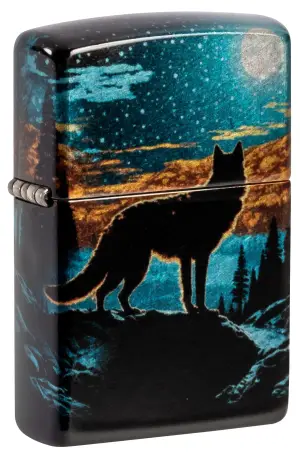 Wolf In Moon Design küçük görsel