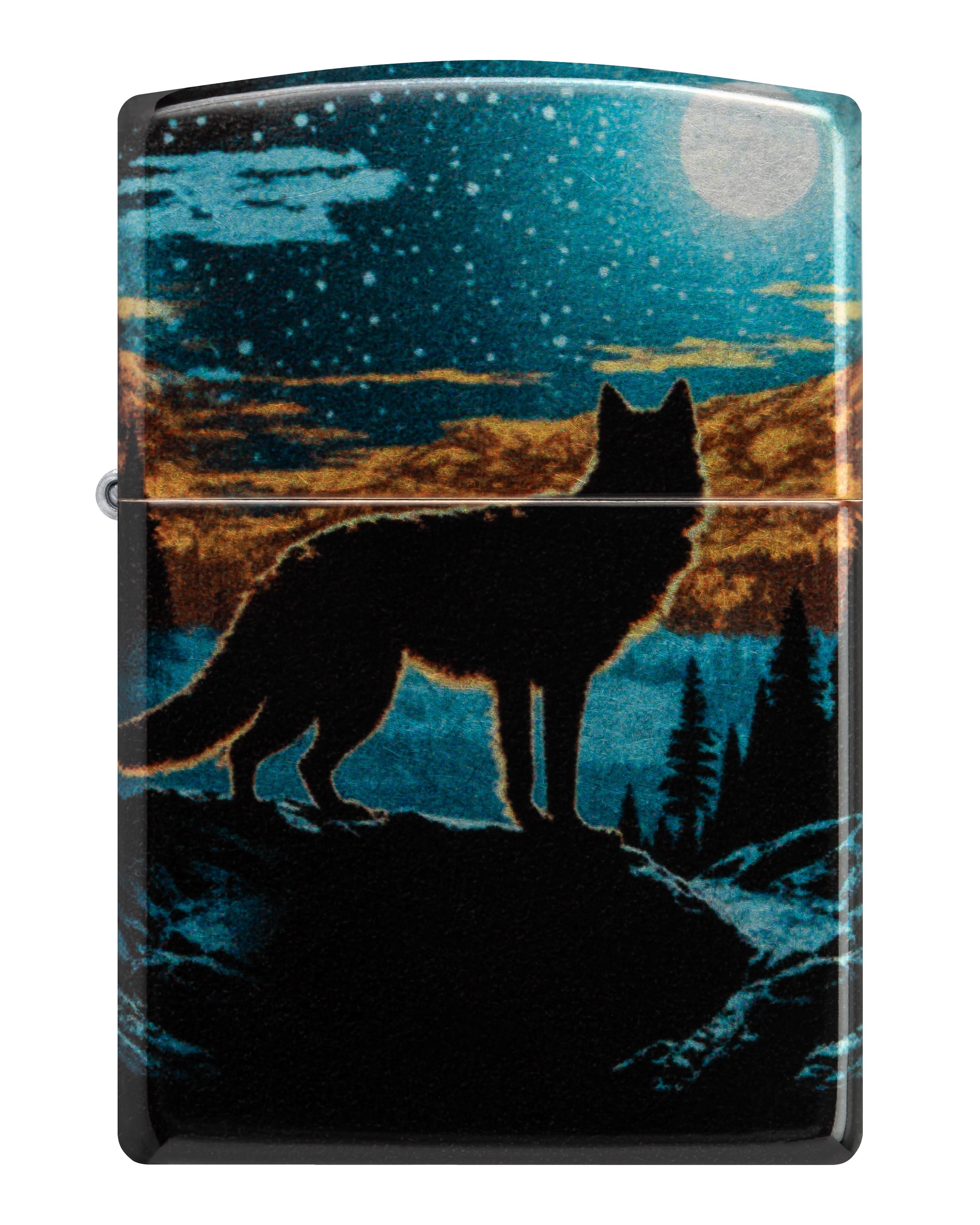 Wolf In Moon Design küçük görsel