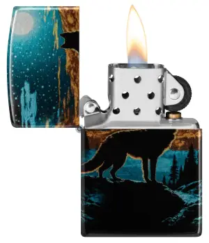 Wolf In Moon Design küçük görsel