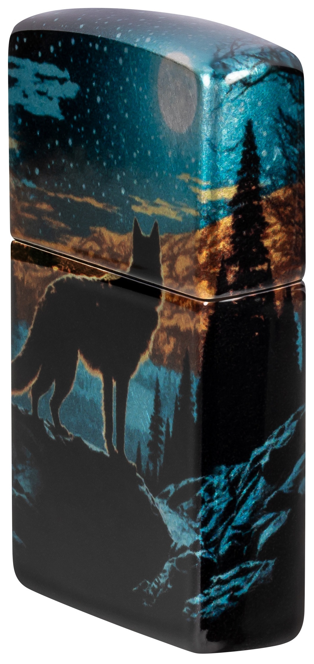 Wolf In Moon Design küçük görsel