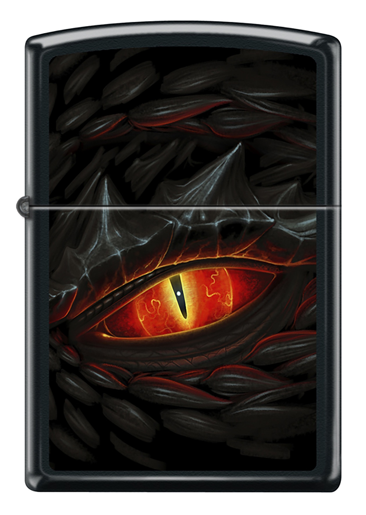 Classic Glowing Red Eye Black Dragon görseli