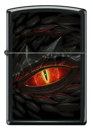 Classic Glowing Red Eye Black Dragon küçük görsel