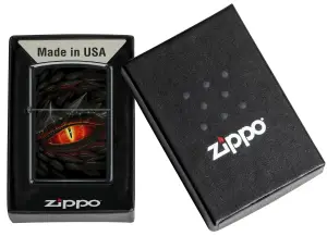 Classic Glowing Red Eye Black Dragon küçük görsel