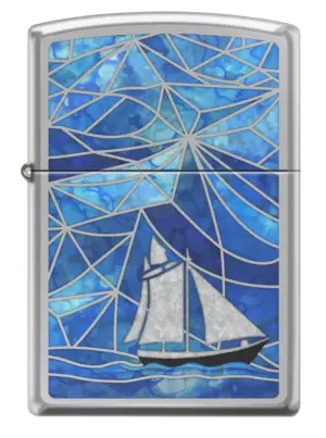 Sailboat In Waves Design küçük görsel