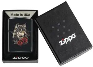 Wolf And Roses Design küçük görsel