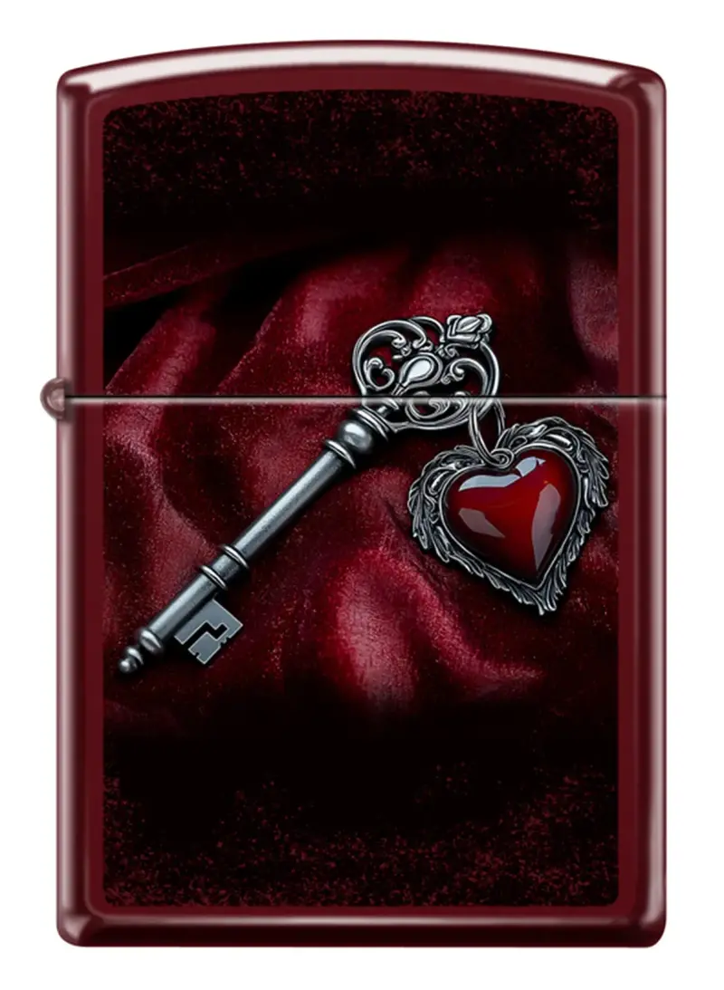 Heart And Key Design görseli