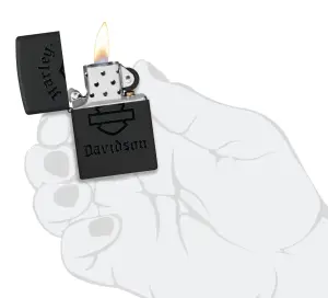 Harley-Davidson® Black Matte küçük görsel