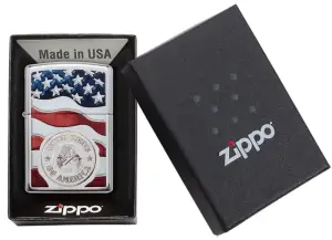 American Stamp on Flag küçük görsel